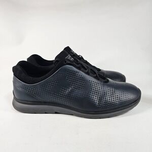 Z Zegna Shoes Mens 9 Blue Sport Sneakers Extralight Trainers Italy Perforated